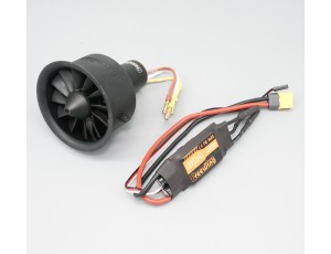 Freewing 64mm V2 12 Blade IR EDF Power Combo 2500Kv For 6S High Speed